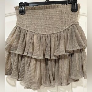 McKenzie & Me Skirt with Metallic accent